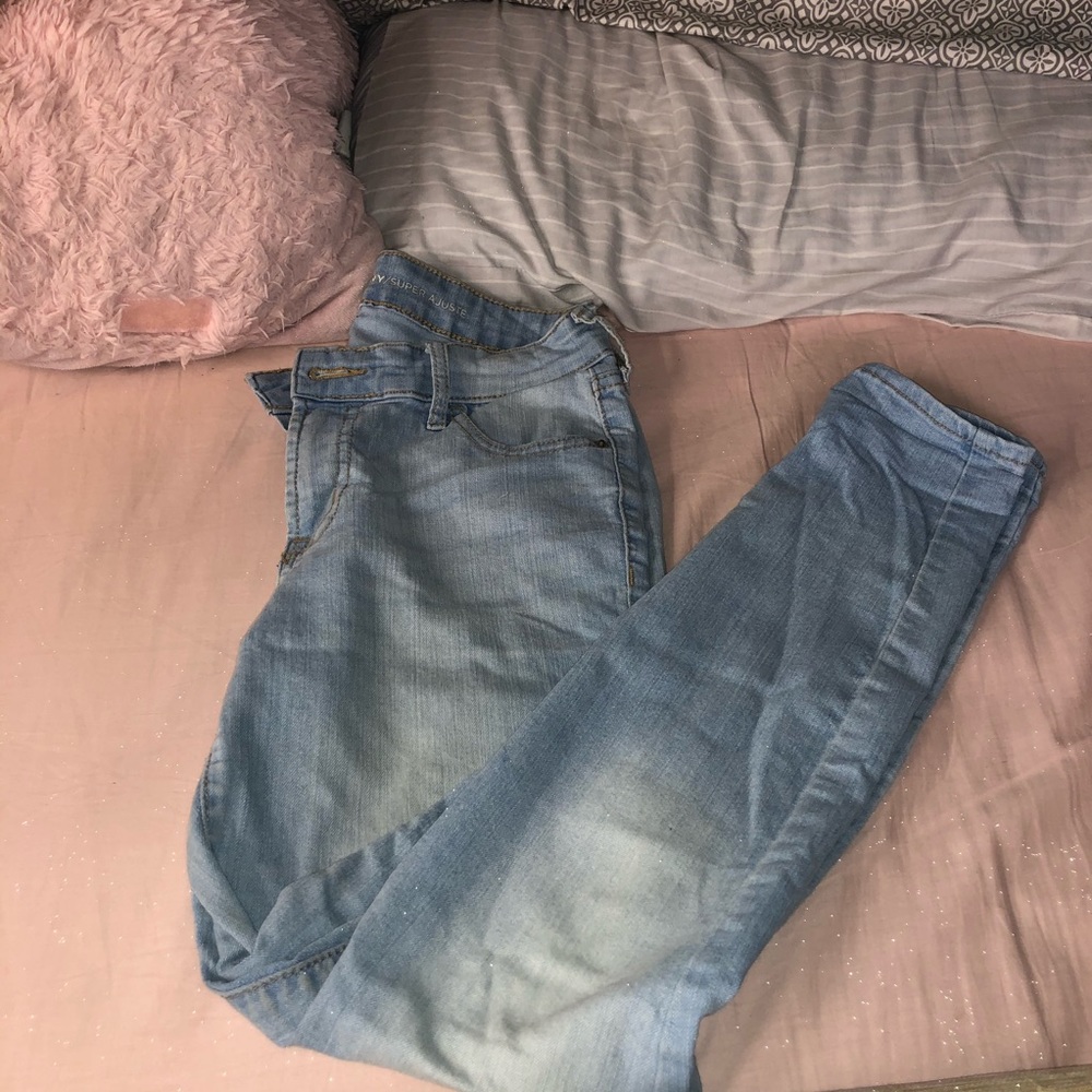Old navy super skinny light wash jeans